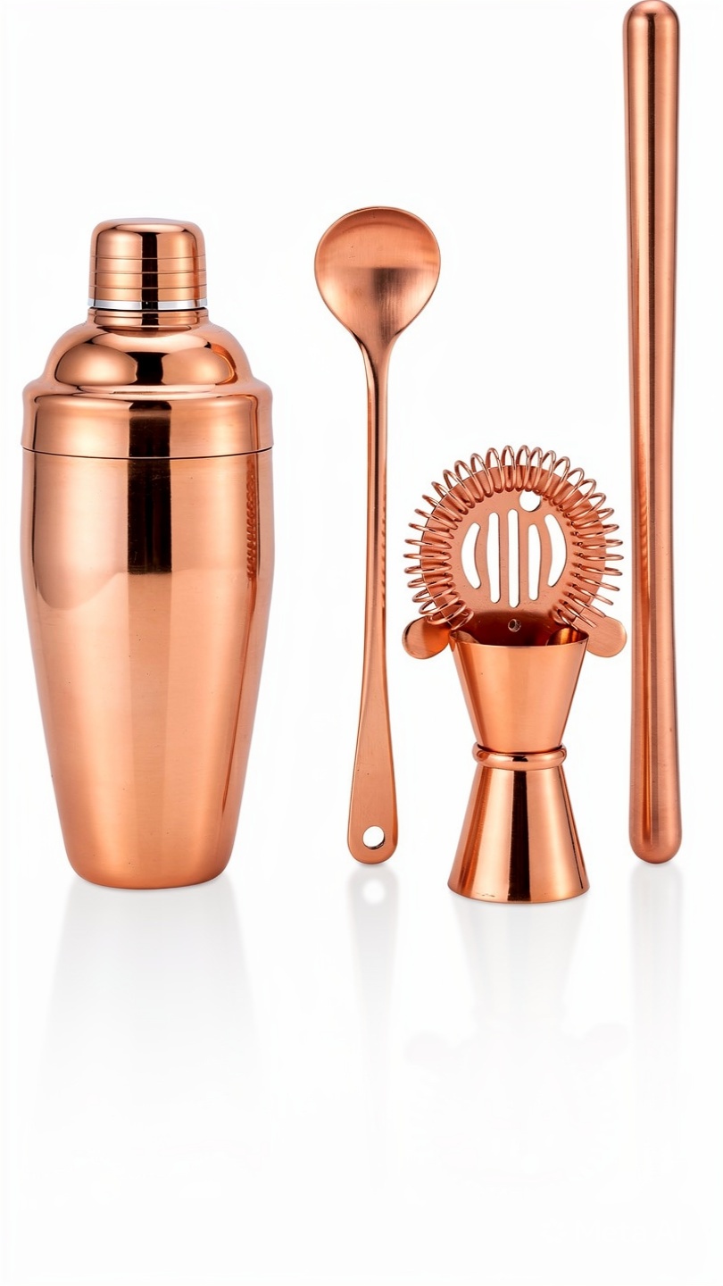 Copper Mixology Barware Kit